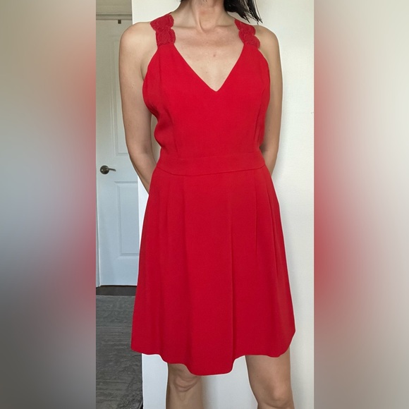Sezane Red Backless Dress - Picture 8 of 11